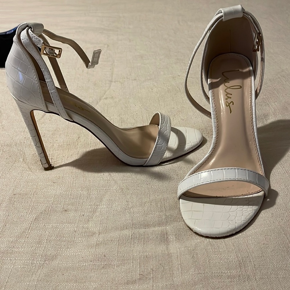 Lulus white heels